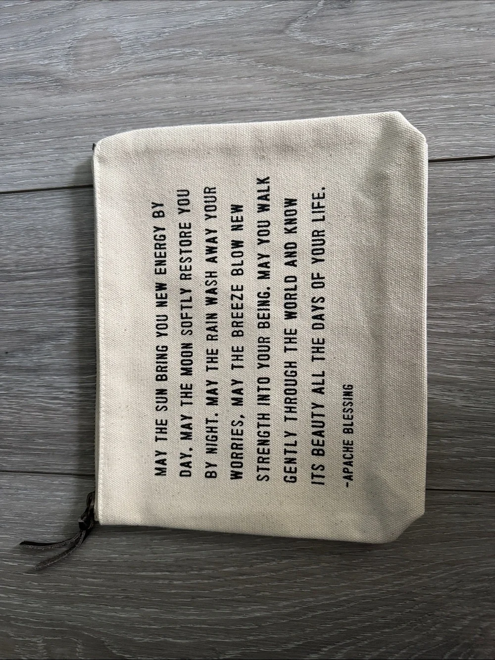 Canvas Apache Blessing Canvas Tote- Cream